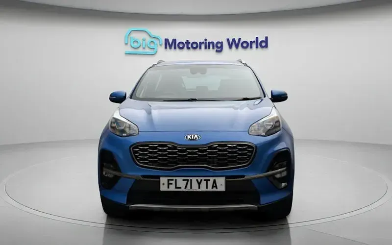 Used Kia Sportage GT-Line 136 HP (100 kW) 2021 Blue SUV
