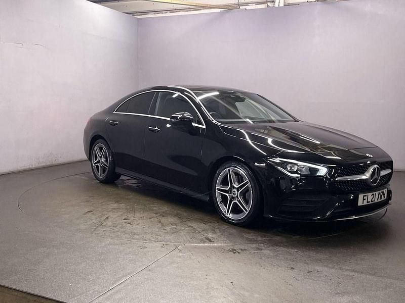 Used Mercedes CLA220 AMG line 190 HP (139 kW) 2021 Black Sedan