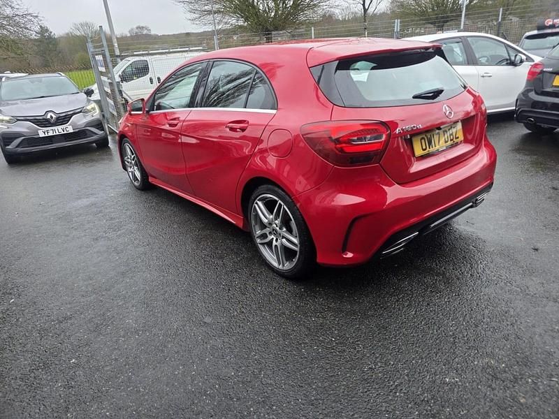 Used Mercedes A180 AMG line 109 HP (80 kW) 2017 Red Hatchback