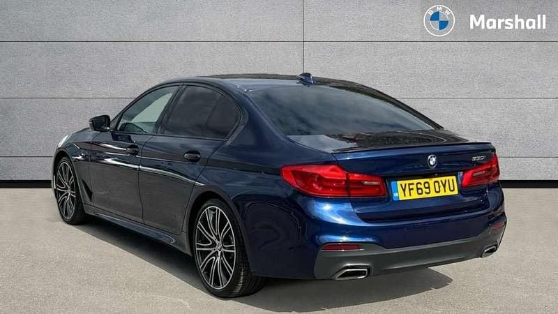 Used BMW 530 M Sport 252 HP (185 kW) 2019 Blue  Sedan