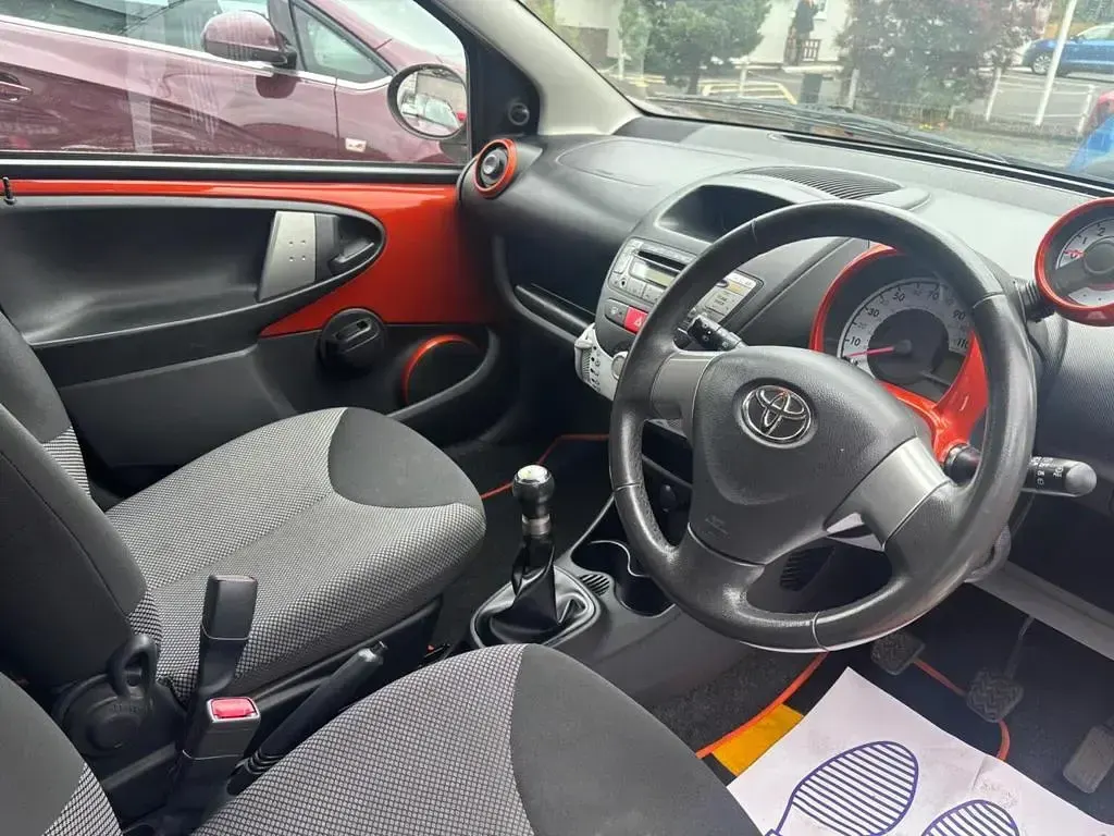 Used Toyota Aygo 2012 Orange Hatchback