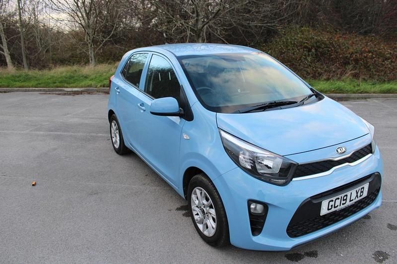 Used Kia Picanto 66 HP (48 kW) 2019 Blue Hatchback