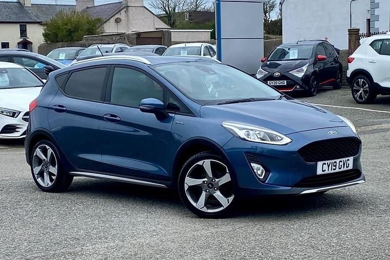 Used Ford Fiesta Active 100 HP (73 kW) 2019 Blue Hatchback