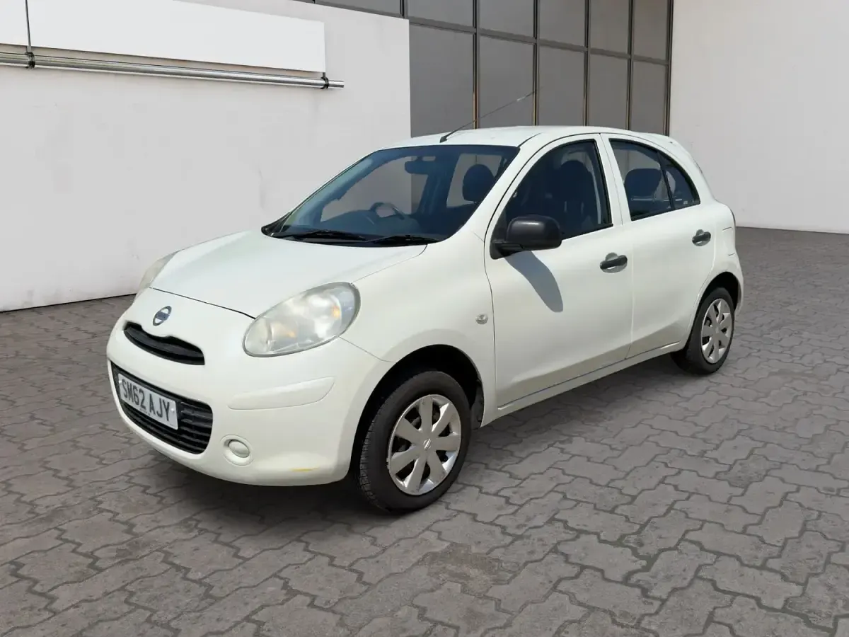 Used Nissan Micra Visia 98 HP (72 kW) 2012 White Hatchback
