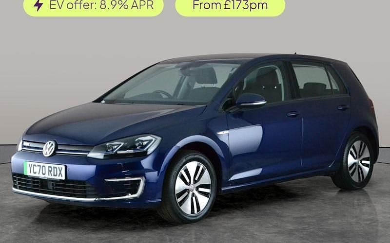 Used VW e-Golf 100 kW (136 HP) 2019 Blue Hatchback
