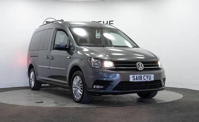 Grey Used 2018 VW Caddy Maxi Life S MPV | £12,740 (Fair price) - Image 1/4