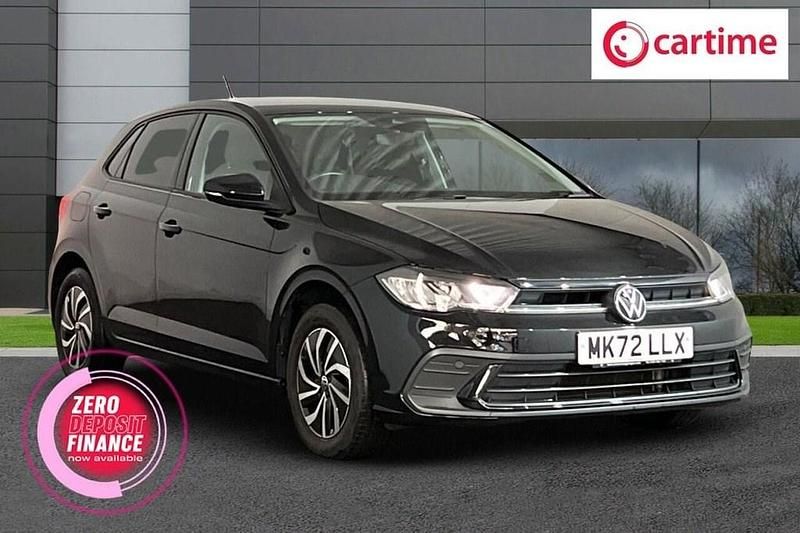 Black Used 2022 VW Polo S Hatchback | £14,523 (Good price) - Image 1/4