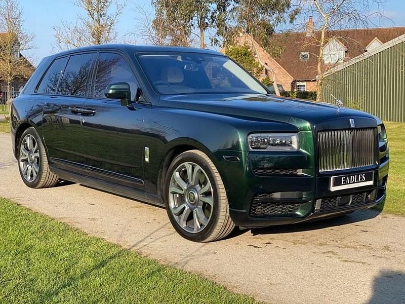 Green Used 2020 Rolls Royce Cullinan SUV | £299,699 - Image 1/4