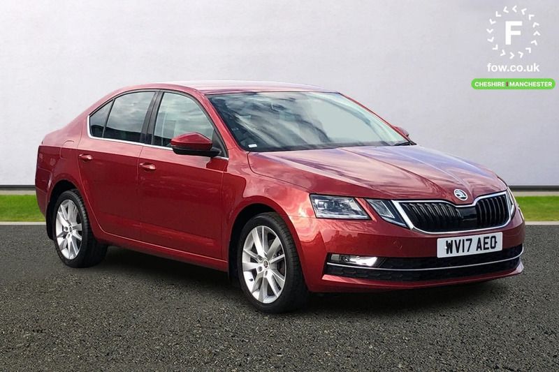 Red Used 2017 Skoda Octavia SE L Hatchback | £10,799 (Fair price) - Image 1/4