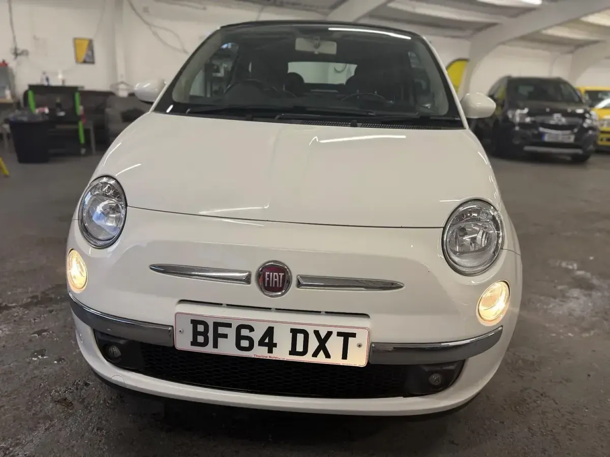 Używany Fiat 500C Lounge 2014 Biały Kabriolet