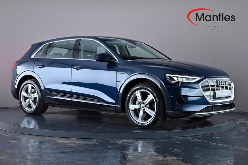 Blue Used 2021 Audi e-tron Advanced SUV | £19,795 (Fair price) - Image 1/4