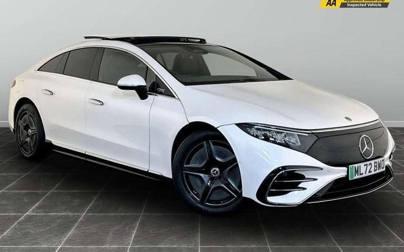 White Used 2022 Mercedes EQS450+ AMG line Sedan | £42,695 (Super price) - Image 1/2