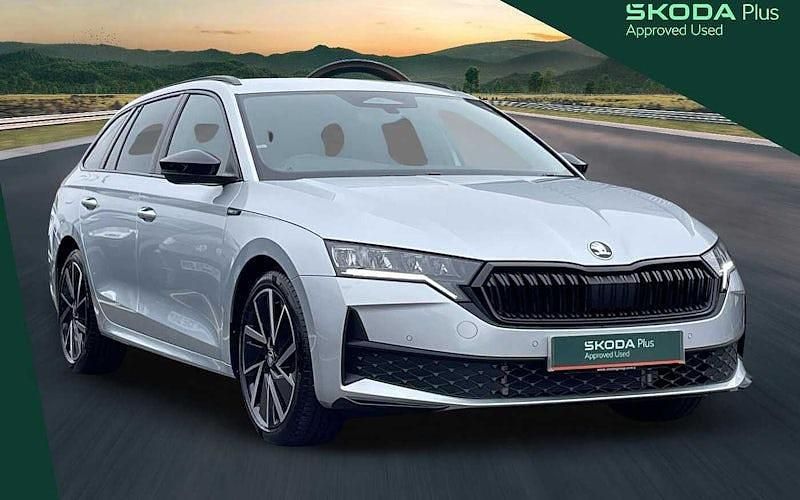 Used 2025 Skoda Octavia SportLine Estate | £31,297 - Image 1/4