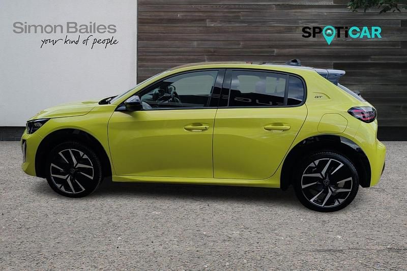 Yellow Used 2025 Peugeot 208 GT Hatchback | £20,995 - Image 1/3