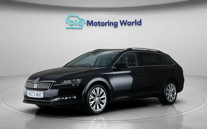 Used Skoda Superb SE L 200 HP (147 kW) 2023 Black Estate