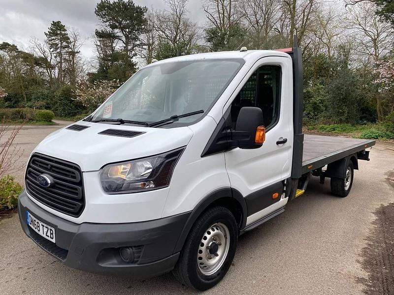 Used Ford Transit 130 HP (95 kW) 2018 White Cabriolet