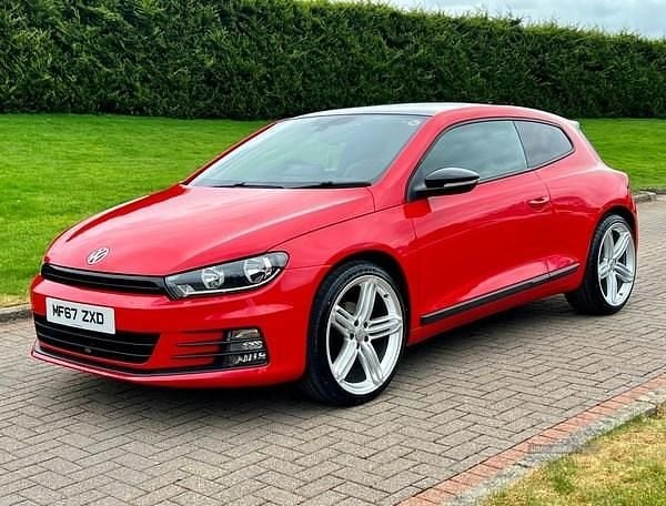 Used VW Scirocco Black Edition 150 HP (110 kW) 2017 Red Coupe