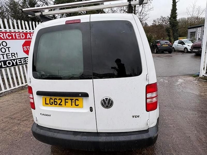 Used VW Caddy 75 HP (55 kW) 2012 White MPV