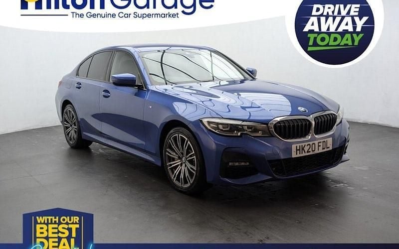 Used BMW 330e M Sport 292 HP (214 kW) 2020 Blue Sedan