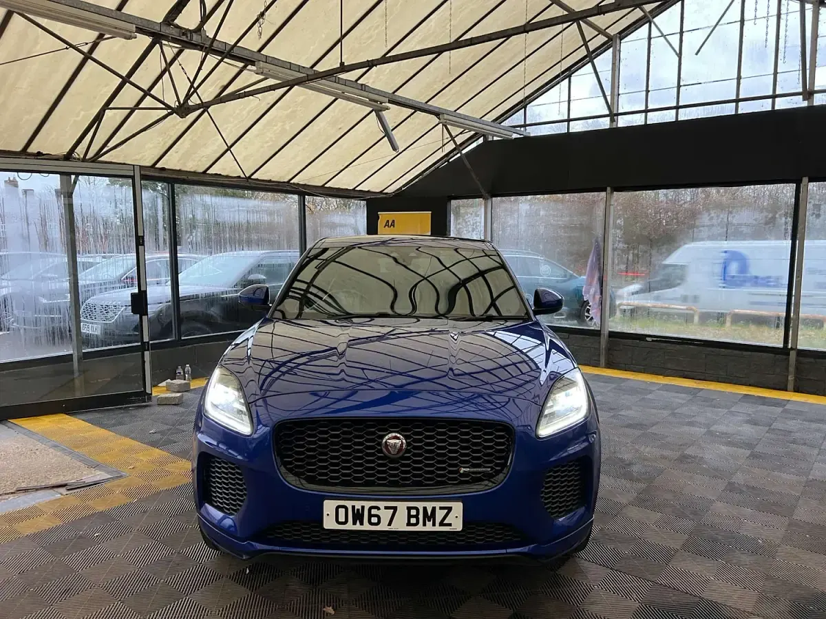 Used Jaguar E-Pace R-Dynamic 240 HP (176 kW) 2018 Blue SUV