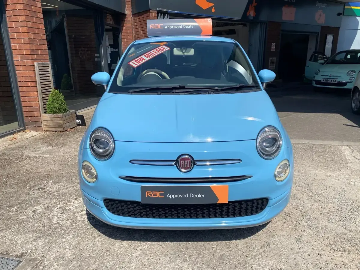 Used Fiat 500 Pop Star 69 HP (50 kW) 2017 Blue Hatchback