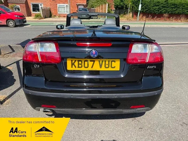 Used Saab 9-3 Aero 210 HP (154 kW) 2007 Black Cabriolet