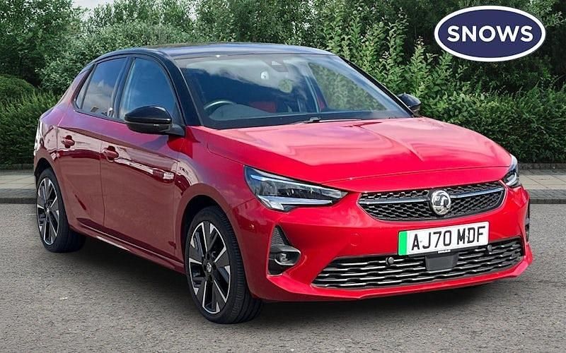 Used Vauxhall Corsa-e SRi 100 kW (136 HP) 2020 Red Hatchback
