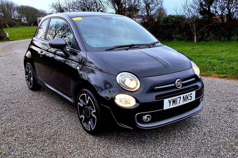 Used Fiat 500 S 69 HP (50 kW) 2017 Black Hatchback