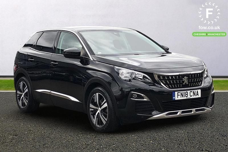 Black Used 2018 Peugeot 3008 Allure Hatchback | £12,499 (Fair price) - Image 1/4