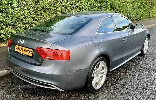 Used Audi A5 S-Line 177 HP (130 kW) 2015 Grey Coupe