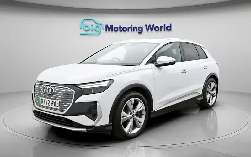 Used Audi Q4 e-tron S-Line 150 kW (204 HP) 2023 White SUV