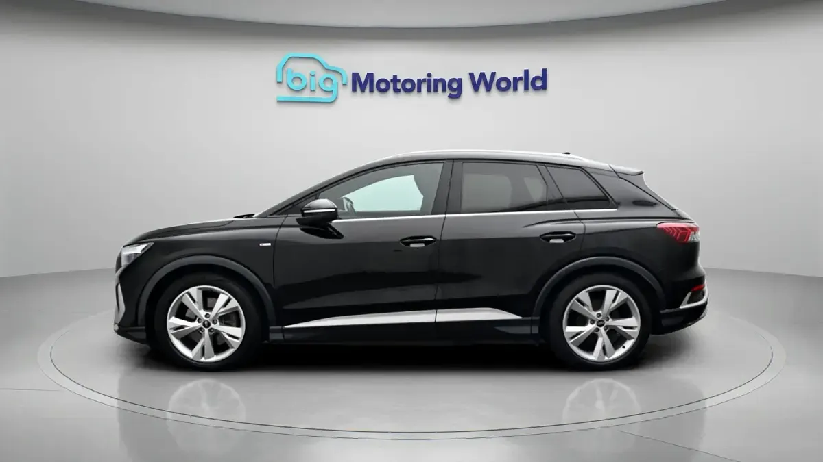 Used Audi Q4 e-tron S-Line 150 kW (204 HP) 2022 Black SUV