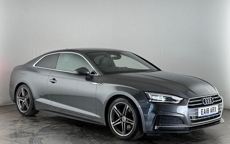 Grey Used 2018 Audi A5 S-Line Coupe | £13,850 (Fair price) - Image 1/3