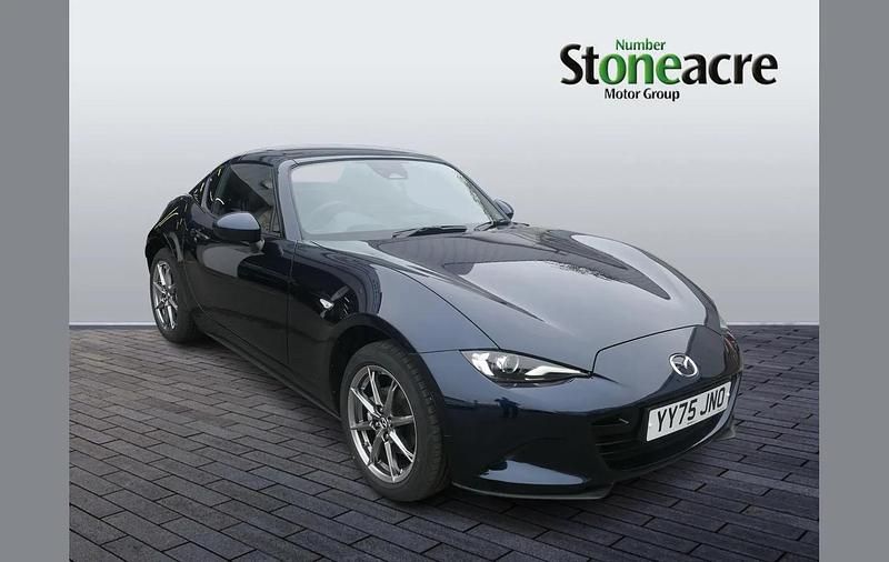 Blue New 2025 Mazda MX5 Exclusive-Line Cabriolet | £27,295 (Super price) - Image 1/4