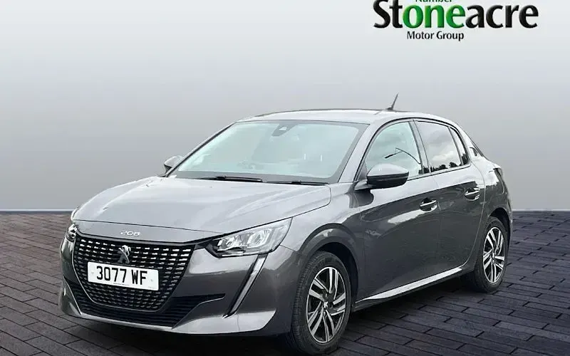 Used Peugeot 208 Allure 102 HP (75 kW) 2021 Grey Hatchback