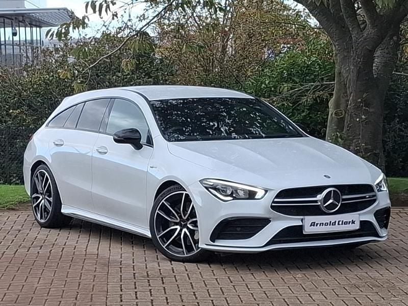 White Used 2022 Mercedes CLA35 AMG Premium Coupe | £30,698 (Fair price) - Image 1/4