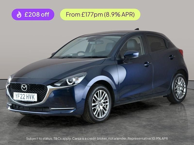 Blue Used 2022 Mazda 2 Inclusive Hatchback | £12,344 (Fair price) - Image 1/3