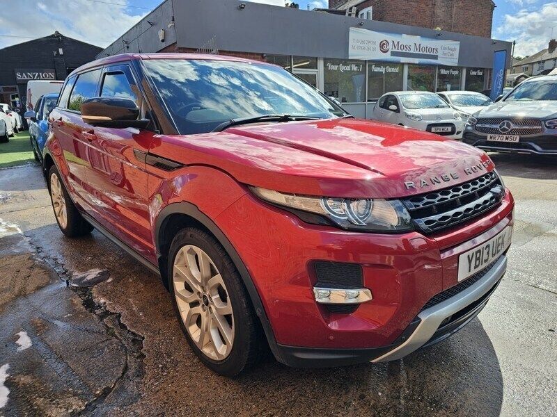 Red Used 2013 Land Rover Range Rover evoque Dynamic Estate | £9,995 (Fair price) - Image 1/4