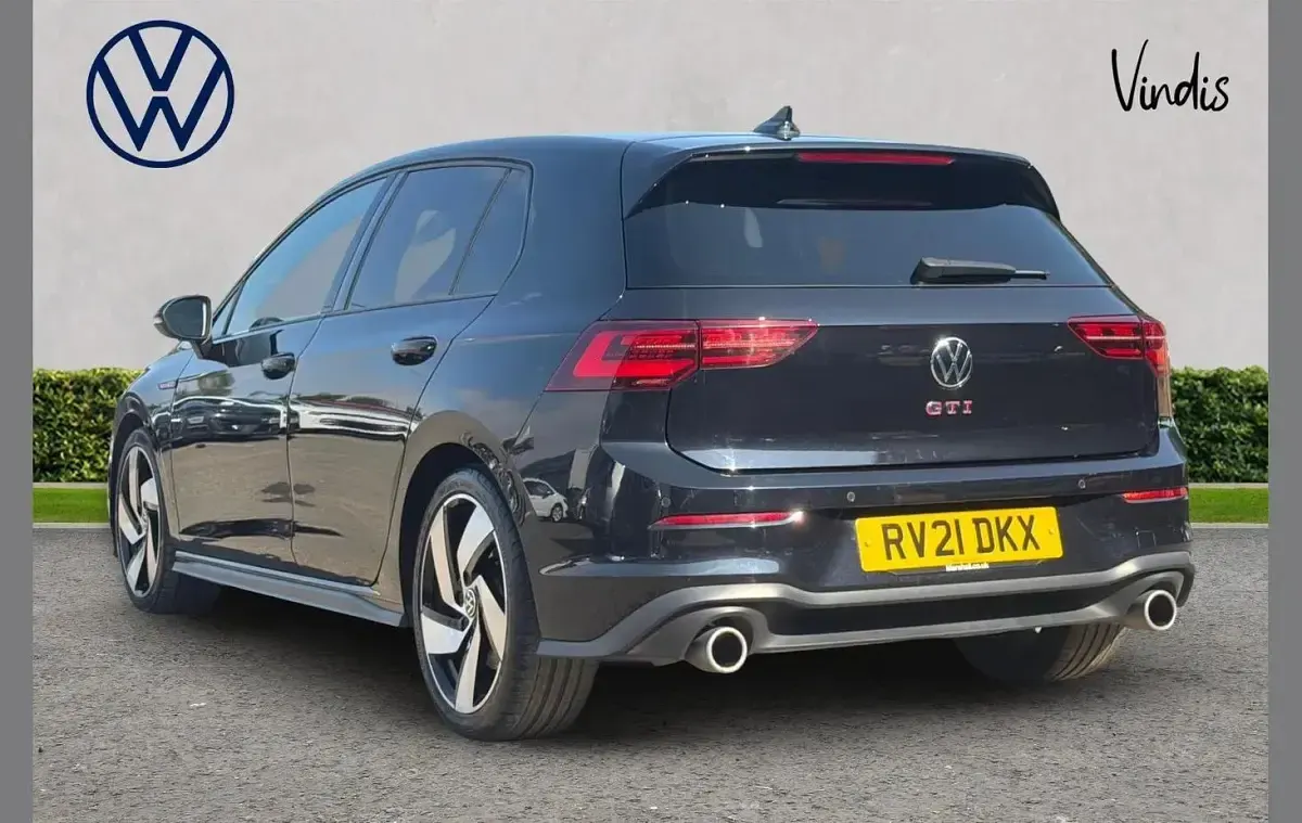 Used VW Golf VIII GTI 245 HP (180 kW) 2021 Black Hatchback