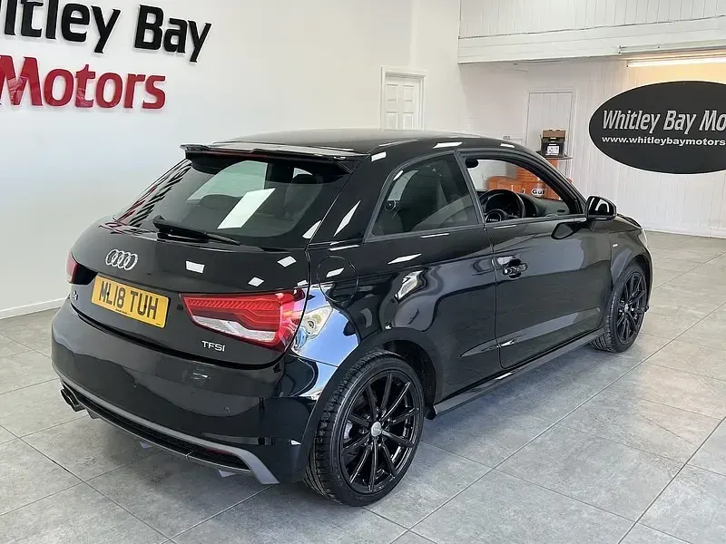 Used Audi A1 S-Line 125 HP (91 kW) 2018 Black Hatchback