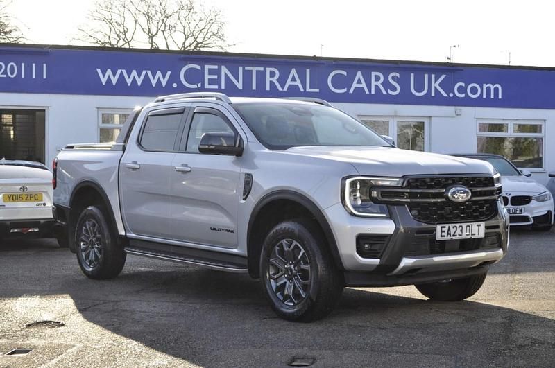 Silver Used 2023 Ford Ranger Wildtrack Pickup | £32,995 (A bit pricey) - Image 1/4