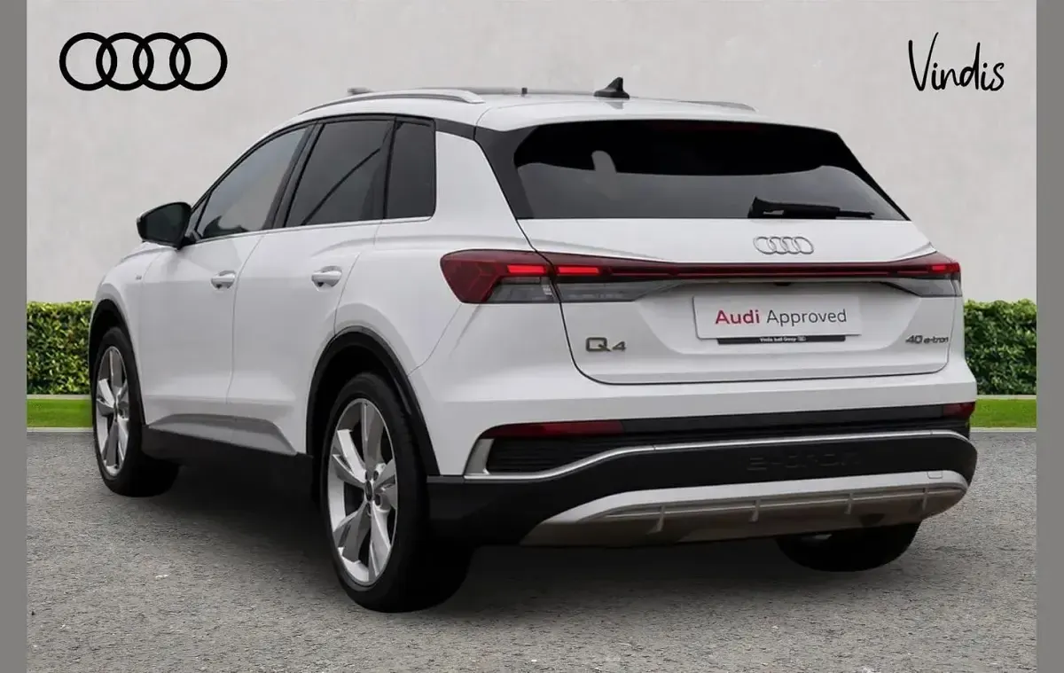 Used Audi Q4 e-tron S-Line 147 kW (200 HP) 2021 White SUV