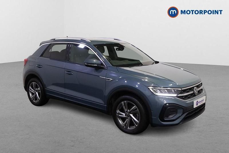 Blue Used 2022 VW T-Roc R-line SUV | £21,499 (Fair price) - Image 1/4