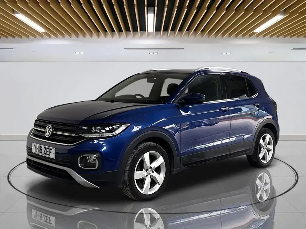 Used VW T-Cross SEL 115 HP (84 kW) 2019 Blue SUV