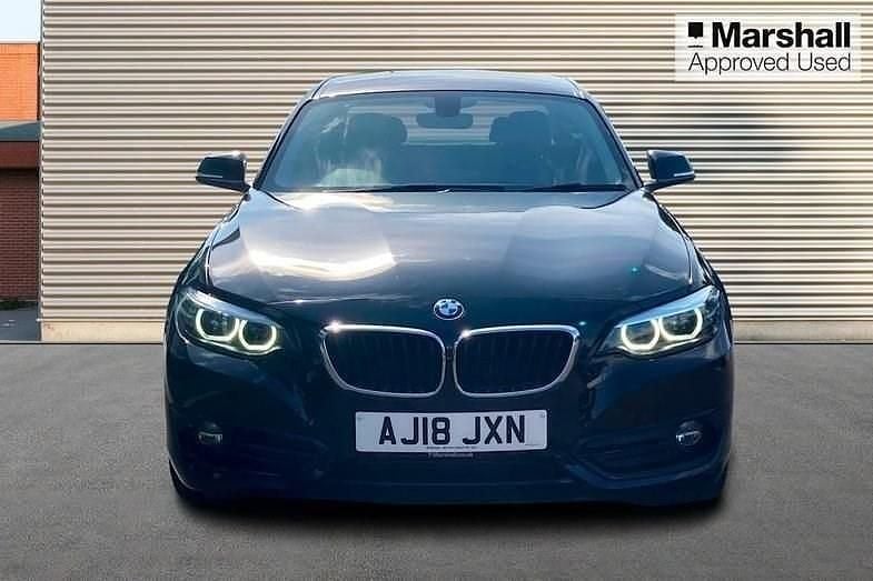 Black Used 2018 BMW 218 Sport Line Coupe | £10,495 (Good price) - Image 1/4
