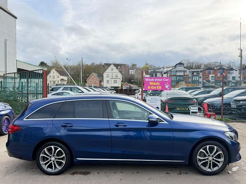 Used Mercedes C350e 2016 Blue Estate