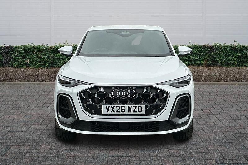 New Audi Q5 S-Line 2026 Arkona white, solid SUV