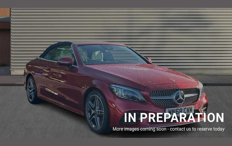 Used Mercedes C300 AMG Line Premium 258 HP (189 kW) 2018 Red Cabriolet