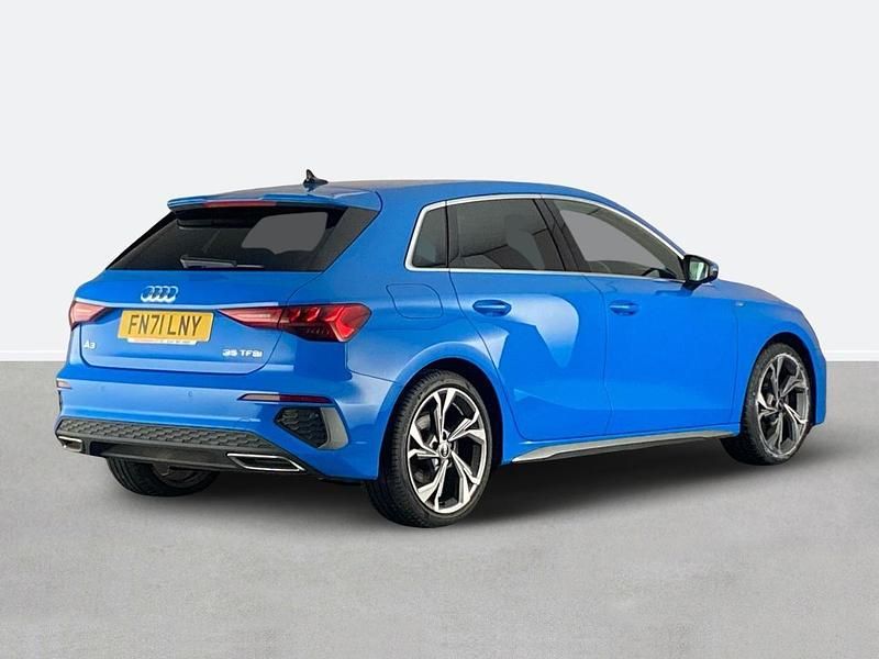Used Audi A3 S-Line 2021 Blue Hatchback