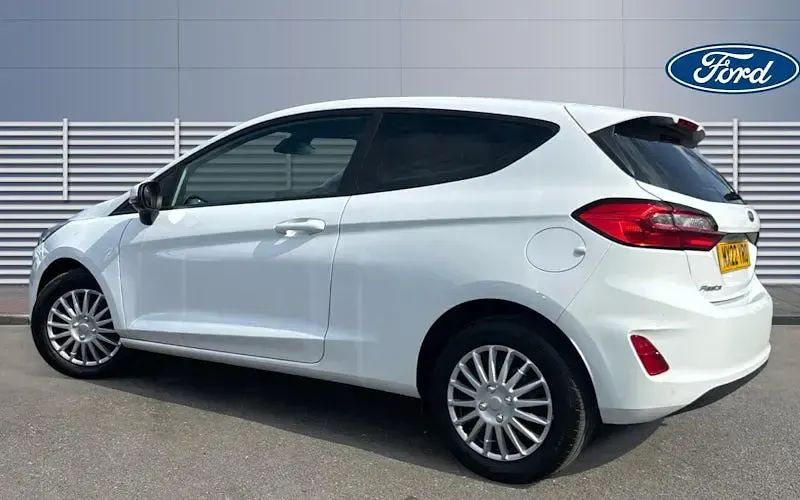 Used Ford Fiesta Trend 101 HP (74 kW) 2021 White Hatchback